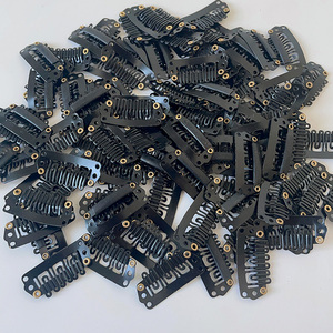 Prix <span class=keywords><strong>de</strong></span> gros Clips noirs <span class=keywords><strong>de</strong></span> qualité supérieure 2.8cm 3.2cm Boucles d'outils <span class=keywords><strong>de</strong></span> cheveux pour extensions <span class=keywords><strong>de</strong></span> cheveux à clip Remplacements <span class=keywords><strong>de</strong></span> cheveux en stock - Product Image 1