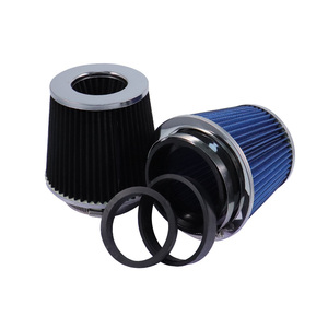 Auto-Zubehör Hochleistungs-Luftfilter mit 2 Adaptern Waschbarer Universeller Vliesstoff-Luftfilter (3/3,5/4 Zoll) - Product Image 2