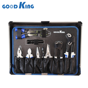 GOODKING 140 Uds caja de aluminio profesional juego de herramientas de mano reparación de automóviles caja de herramientas de mano mecánica con Llave de trinquete 72T <span class=keywords><strong>11401</strong></span> - Product Image 4