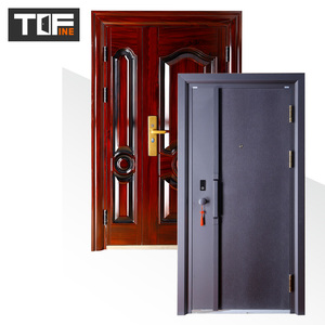 <span class=keywords><strong>Porte</strong></span> <span class=keywords><strong>d</strong></span>'<span class=keywords><strong>entrée</strong></span> résidentielle au design contemporain en acier galvanisé <span class=keywords><strong>Porte</strong></span> de sécurité avant bon marché pour hôtels <span class=keywords><strong>appartement</strong></span> - Product Image 1