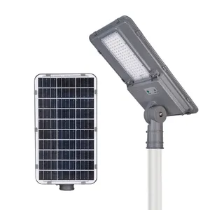 Sensor de movimento luz solar de rua externa, tudo 3.2v em um smd 60w 80w 90w 100 w ce ip65 6v 70 6000 40000lm