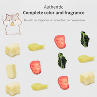 Myleee — Hamster, d'aliments en forme de lapin, gel d'aliments, avec légumes secs et Fruits, petites collations pour animaux domestiques, vente en gros
