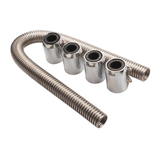 2024 vente chaude 36 "raccords de sortie d'eau <span class=keywords><strong>radiateur</strong></span> en acier inoxydable <span class=keywords><strong>Kit</strong></span> de tuyau d'eau de refroidissement Flexible - Product Image 1