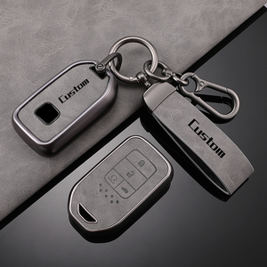 Funda para Llave de <span class=keywords><strong>Honda</strong></span> Civic, Accord, CRV, XR-V, Binzhi, Haoying, Fit, Lingpai, de Cuero y TPU, Protección Total, Venta al Por Mayor de Fábrica - Product Image 1