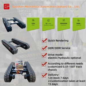 Châssis <span class=keywords><strong>de</strong></span> chenilles universel haute performance 5-20T à grande vitesse, personnalisable directement d'usine, ODM/OEM - Product Image 6