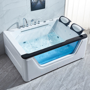 Bồn Tắm Bồn Tắm Và Bồn Tắm Spa Bồn Tắm Bồn Tắm Bồn Tắm Thủy Tinh Đa Năng Mát Xa Bằng Acrylic Hiện Đại Đèn Led Đôi - Product Image 5