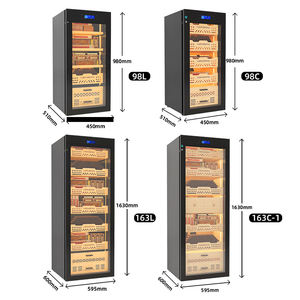 Armoire à cigares de haute qualité à température et humidité constantes avec contrôle WIFI 360 °   Armoire à cigares électrique à refroidissement par air et élimination de l'ammoniac - Product Image 6