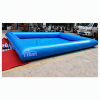 Piscine gonflable sur mesure de 4m*5m en PVC de 0,5mm, piscine à balles, équipement de terrain de jeu intérieur pour parc de trampolines
