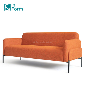 Sofá informal relajante cómodo de diseño moderno para 3 personas antidesgaste Oficina clínica banco espera área de recepción sofá para sala de estar - Product Image 2
