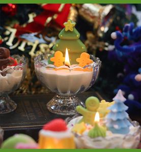 Holiday Aromatherapy <b>Candle</b> Natural Soy Wax Christmas Tree Figurine Scented <b>Candle</b> for Home Decor <b>Gift</b> - Product Image 1