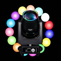 295W DMX512 Professionelle Bühnenbeleuchtungsausrüstung Sharpy Beam Moving Head Light 14R Ringblende