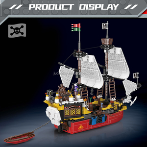 MOULD KING 10137 Barco de Venganza, Pequeña Embarcación de Exploración, Bloques de Construcción de Plástico MOC, Juguetes Educativos para Regalo - Product Image 3