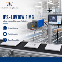 Système de codage laser UV en ligne IPS-LUV10W F MG avec connectivité capteur et encodeur