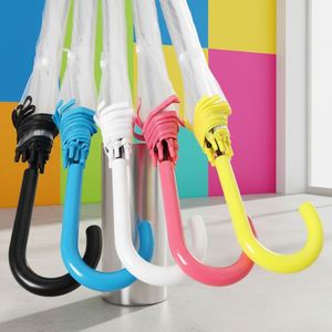 Long Handle Color Straight <b>Rod</b> Transparent Automatic Customized Logo Umbrella for Wedding - Product Image 4