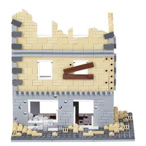 MOC5002 MOOXI Set di Costruzioni Educativo Stile Seconda Guerra Mondiale, Modello di Strada Medievale in Cattive Condizioni, 814 Pezzi - Product Image 6