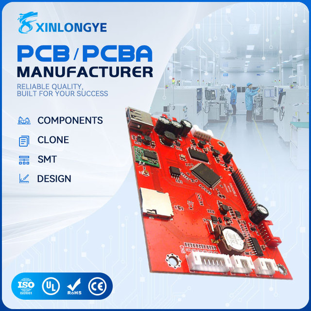 XLY Industrial Control Power Management PCBA SMT PCB Assembly Custom 2 OZ Copper 4GB RAM China