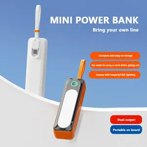 พาวเวอร์<span class=keywords><strong>แบ</strong></span>งค์ขนาดเล็กแบบพกพา5000มิลลิแอมป์พร้อมไฟ LED พวงกุญแจกระเป๋าชาร์จไฟฉุกเฉินขนาดเล็กสำหรับ iPhone Galaxy - Product Image 4