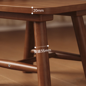 Chaise simple en <span class=keywords><strong>bois</strong></span> massif pour entrée, <span class=keywords><strong>petit</strong></span> <span class=keywords><strong>banc</strong></span> rond pour adulte, tabouret à chaussures, tabouret avec dossier pour enfants, pour la maison, le salon - Product Image 5