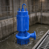 Pompe submersible en fonte ductile pour eaux usées, pompe submersible pour eaux usées destinée aux stations d'épuration municipales