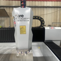 Machine de traitement du verre CNC intelligente CARE MACHINERY ATC pour le fraisage, le perçage et le bordage automatiques des miroirs à 3 axes