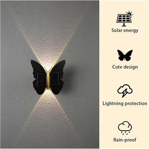 Minimalist IP44 Butterfly Solar Wall <b>Light</b> <b>Motion</b> <b>Sensor</b> <b>LED</b> Lamp for Garden Patio Yard Pathway Ceiling <b>light</b> - Product Image 6