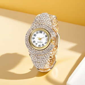 Elegante Reloj de Pulsera para Mujer con Pedrería, Brazalete de Moda, Reloj de Cuarzo para Dama - Product Image 6