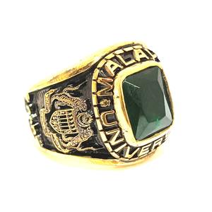 Anillo moderno personalizado de latón con circonita unisex a precio moderado - Product Image 1