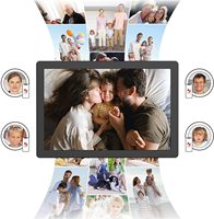 Écran IPS haute résolution 1280x800 Lecteur vidéo 1080P Commutateur de minuterie à rotation automatique Cadre photo numérique de 8 pouces avec télécommande