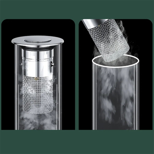 Wholesale Multifunctional Floor Drain Filter Core Basin Stopper Hair Catcher Shower <b>Strainer</b> Bathroom Accessory - Product Image 3