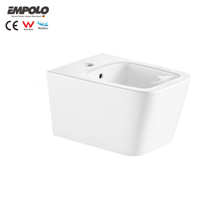 <span class=keywords><strong>WC</strong></span> suspendu monobloc de luxe moderne avec réservoir encastré, en céramique blanc brillant, chasse d'eau silencieuse - Product Image 1
