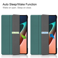 Funda de piel sintética de triple pliegue con soporte para tablet Android, compatible con Xiaomi Pad 5 / 5Pro / 5G 2021 de 11 pulgadas, ¡la más vendida!