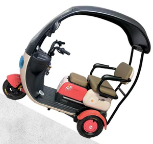 รถสามล้อไฟฟ้าปรับแต่งได้ สกู๊ตเตอร์ 3 ล้อ 60V สกู๊ตเตอร์เคลื่อนที่แบบพับได้ รถสามล้อขนาดเล็กแบบปิดสำหรับผู้โดยสาร - Product Image 4