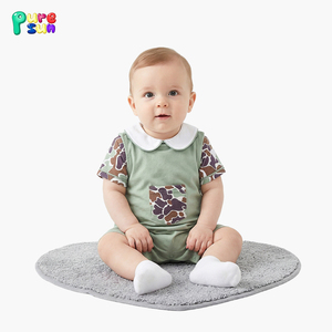 رومبير أطفال جديد من Puresun بطباعة التمويه، قطن بأكمام قصيرة للربيع/الصيف، متوفر بالجملة وقابل للتخصيص - Product Image 1