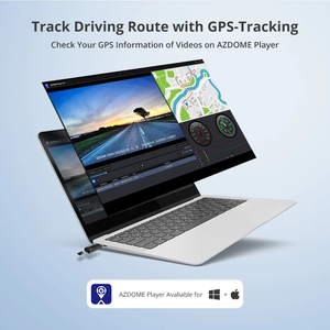 Azdome กล้องติดรถยนต์สำหรับ <span class=keywords><strong>GS63H</strong></span> ระบบเซ็นเซอร์โซนี่ ADAS GPS 4K มองเห็นได้ในเวลากลางคืน - Product Image 4