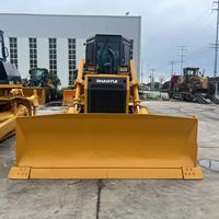 Bulldozer sur chenilles hydraulique compact SHANTUI SD13L d'occasion avec lame inclinable droite en stock (modèles SD13, SD13S, SD13R, SD13L)