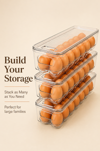 Contenedor de Huevos Transparente de Doble Capa con 14 Compartimentos y Tapa, Precio de Fábrica, para Soluciones de Almacenamiento Modernas en Refrigeradores - Product Image 2