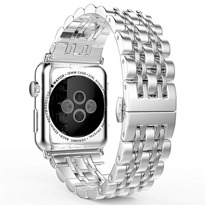 Pour <span class=keywords><strong>Apple</strong></span> <span class=keywords><strong>Watch</strong></span> <span class=keywords><strong>44mm</strong></span> 40mm iwatch 42mm 38mm 7 maillons en <span class=keywords><strong>acier</strong></span> <span class=keywords><strong>inoxydable</strong></span> pour <span class=keywords><strong>apple</strong></span> <span class=keywords><strong>watch</strong></span> série <span class=keywords><strong>5</strong></span> 4 3 2 1 - Product Image 3