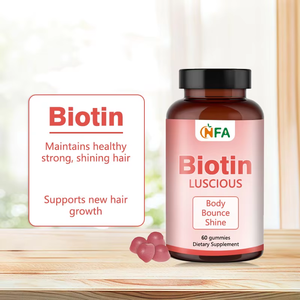 Gomitas de Biotina de Alta Calidad con Biotina de Sodio, Suplemento Dietético, Estimula la Salud del Cabello y la Piel, Promueve Uñas Fuertes para Adultos - Product Image 6