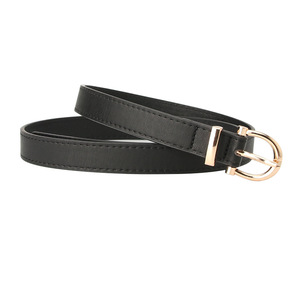 AH Spot envío rápido señoras moda cinturón Jeans decorativo PU cinturón ropa a juego cinturón mujeres - Product Image 5