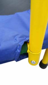 Mini trampoline pliable CreateFun pour enfants, aire de jeux intérieure, trampoline de fitness avec poignée - Product Image 5