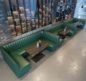 أريكة خفيفة فاخرة بتصميم منحني نصف دائري مقطعي أريكة ملهى ليلي بار النادي الليلي - Product Image 1