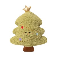 Coussin de Noël transfrontalier, Père Noël, Lapin des neiges, Élan, Peluche rembourrée en coton PP, 0-24 mois, Cadeau, Décoration, Vente en gros