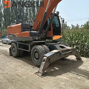 ใช้แล้ว Doosan รถขุด210ล้อมือสอง Doosan DX210W-7 DH210W รถขุดสำหรับขาย Doosan 210 - Product Image 1