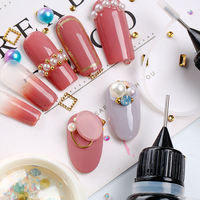 Ydc Soak Off Nail Glue Gel Gap Remplissage Gel Réparation Angle Uv Top Coat Gel Polish Fortement Stick Diamond