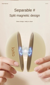 Wholesale Smart Home New High-End Detachable <b>Magnetic</b> Rechargeable Hand Warmer 2-in-1 Mini USB Baby Portable <b>Power</b> <b>Bank</b> - Product Image 4