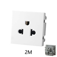 Enchufes de escritorio DIY, enchufe de mesa oculto emergente con salida de enchufe multifuncional, módulo estándar Universal blanco para UE, FR, AU, EE. UU. Reino Unido