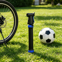 Pompe à vélo miniature haute pression bidirectionnelle Woeldcycle TWO-03 100 PSI, étanche, légère, durable, avec manomètre, rapide