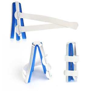 Aluminium Alloy Frog Baseball <span class=keywords><strong>Splint</strong></span> Jari Tetap Sendi Terbuka Empat Sendi Lentur Dukungan Jari Belat - Product Image 2