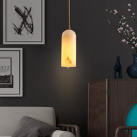 Décoration de maison minimaliste moderne, luminaire en albâtre de luxe, villa, restaurant, cuisine, lustre, bureau, lampe suspendue en marbre