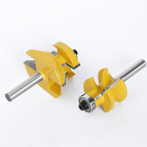 2 pièces 8mm Tige 120 Degré Ensemble de Bits De Routeur À Bois Cannelure Fraises En Alliage De Tungstène Bois Tenon Fraise Bits outils 02122 - Product Image 6
